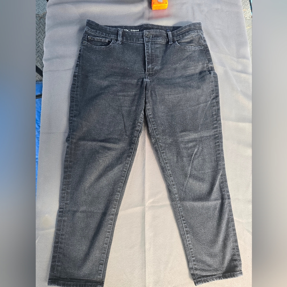Talbots Flawless Black Girlfriend Denim Jeans